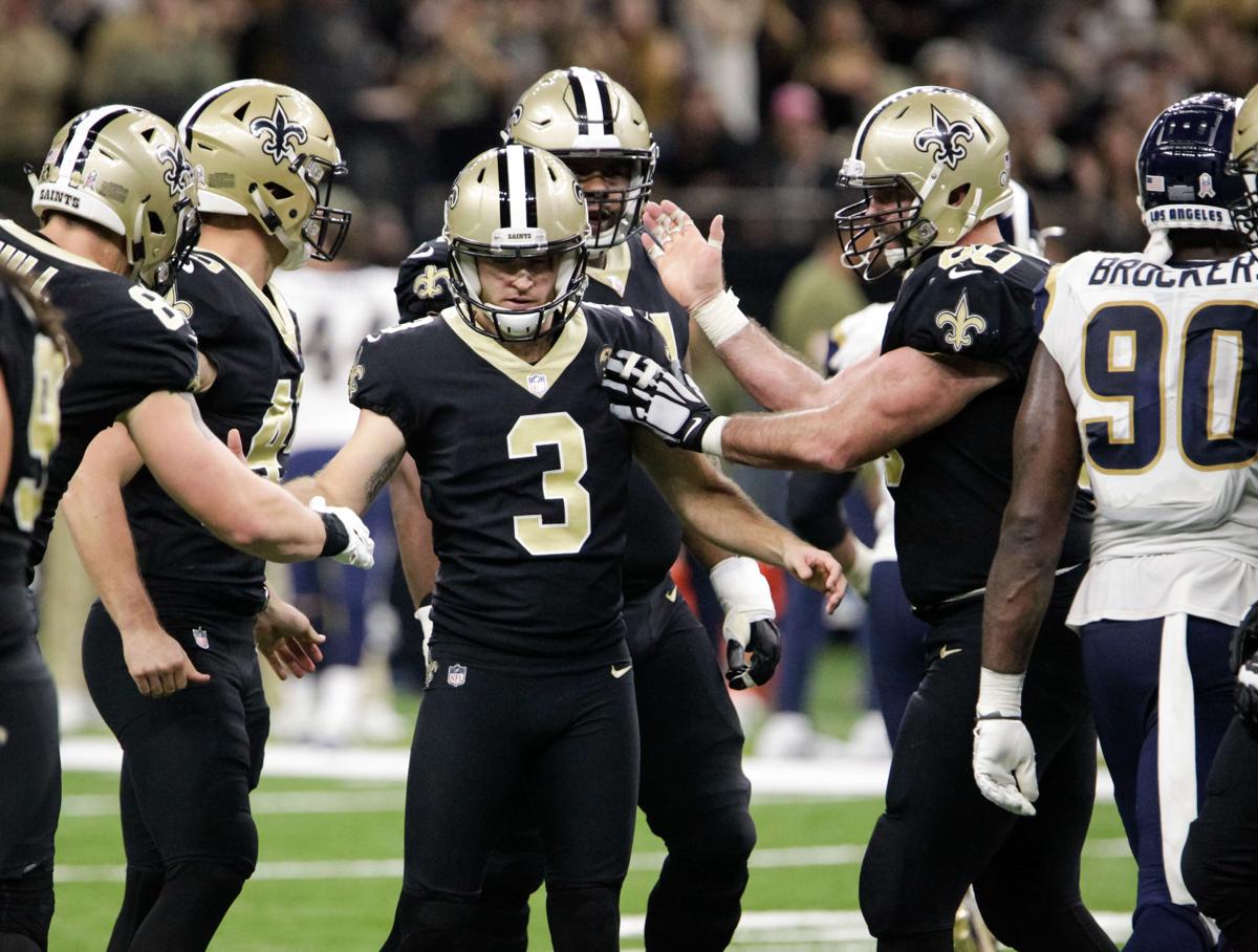 Saints kicker Wil Lutz providing accuracy, continuity to NFL's highest