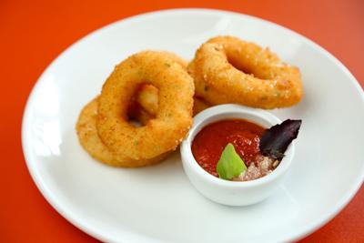 Shrimp rings at Warbucks