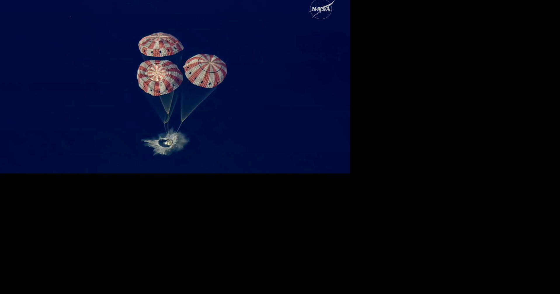 Artemis II astronauts return from record-breaking lunar voyage with a splashdown