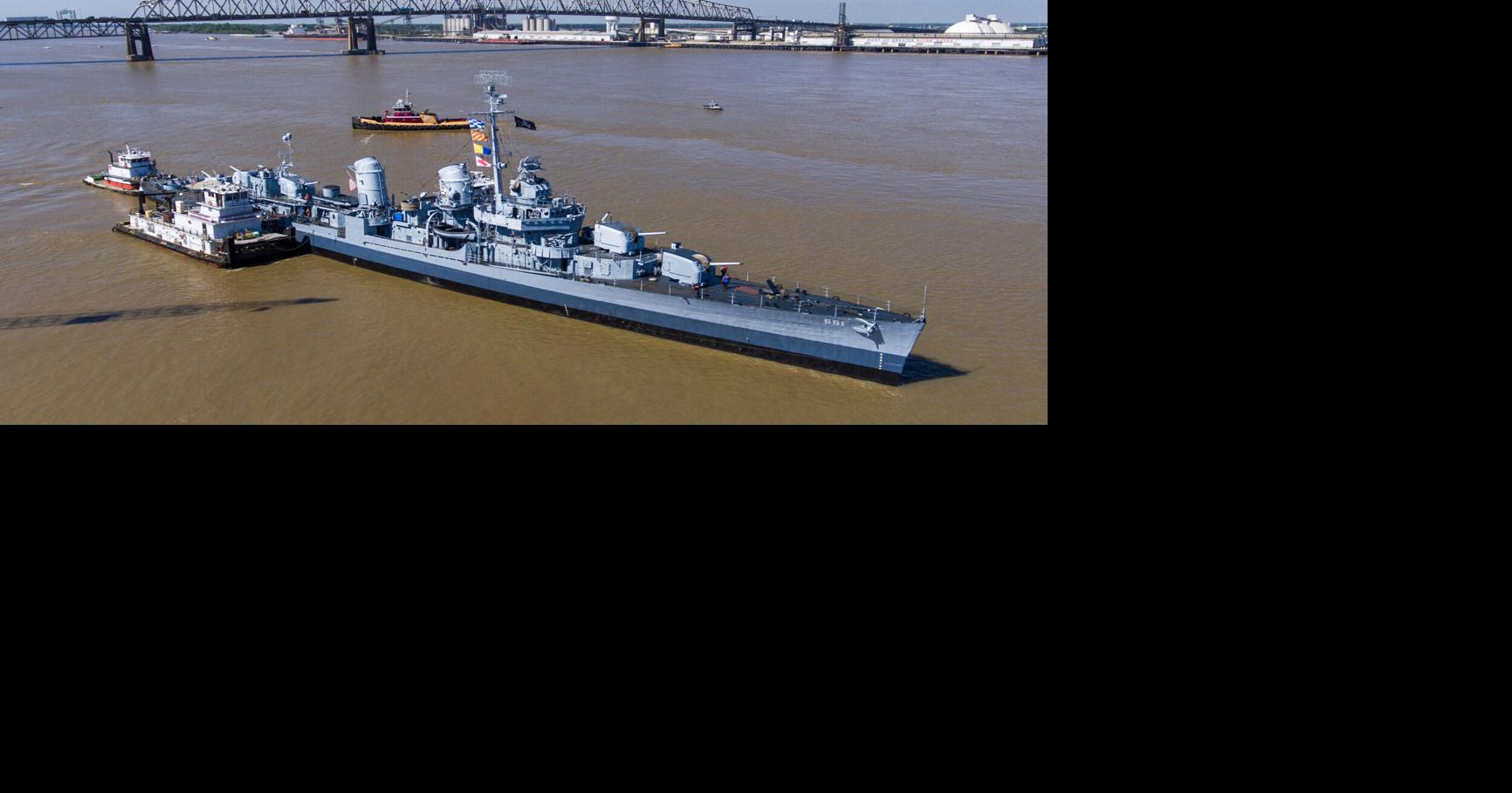 See what’s keeping historic warship the USS Kidd from returning to Baton Rouge
