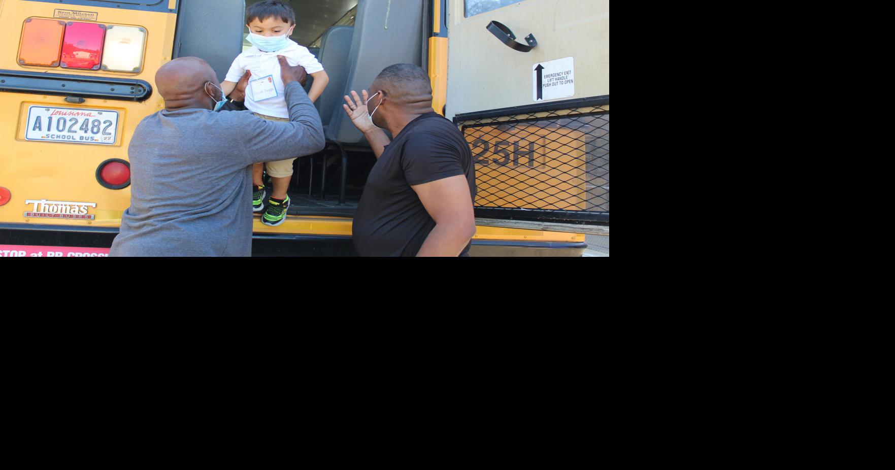 Bus safety practiced at Woodland Park School Livingston