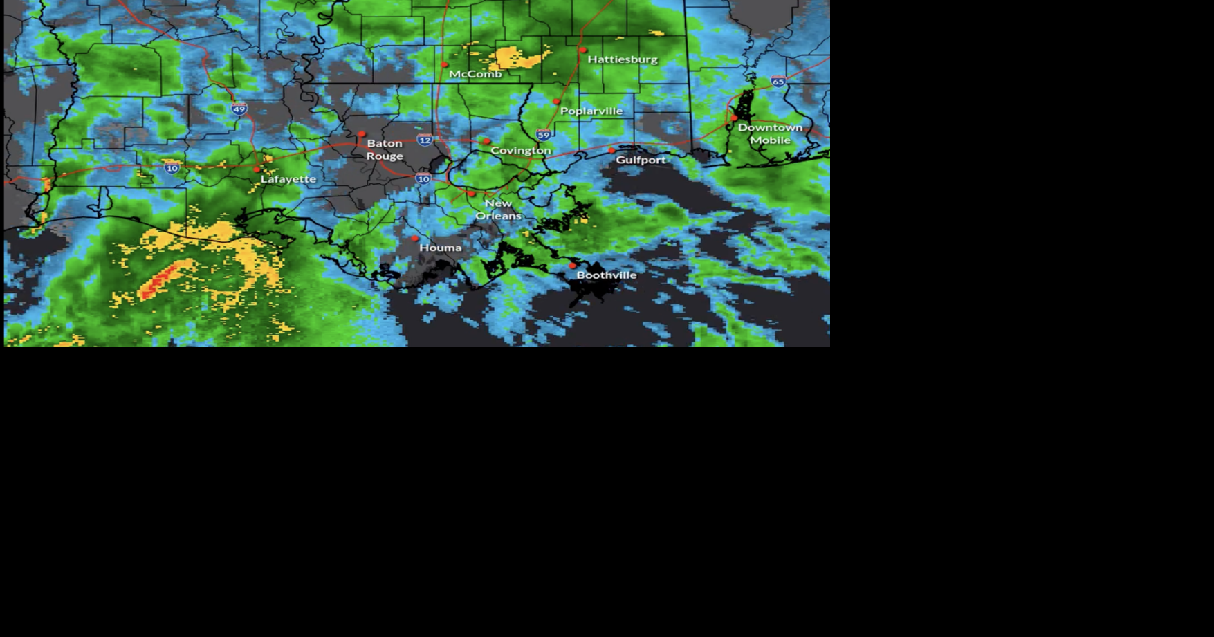 Christmas Day weather forecast for Louisiana Rain clears Weather
