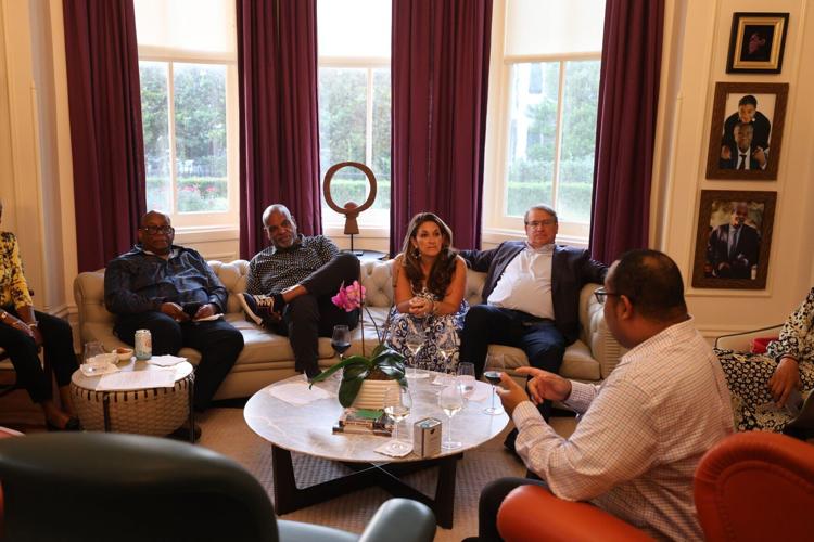 Jari Honora is celebrated at an Uptown home