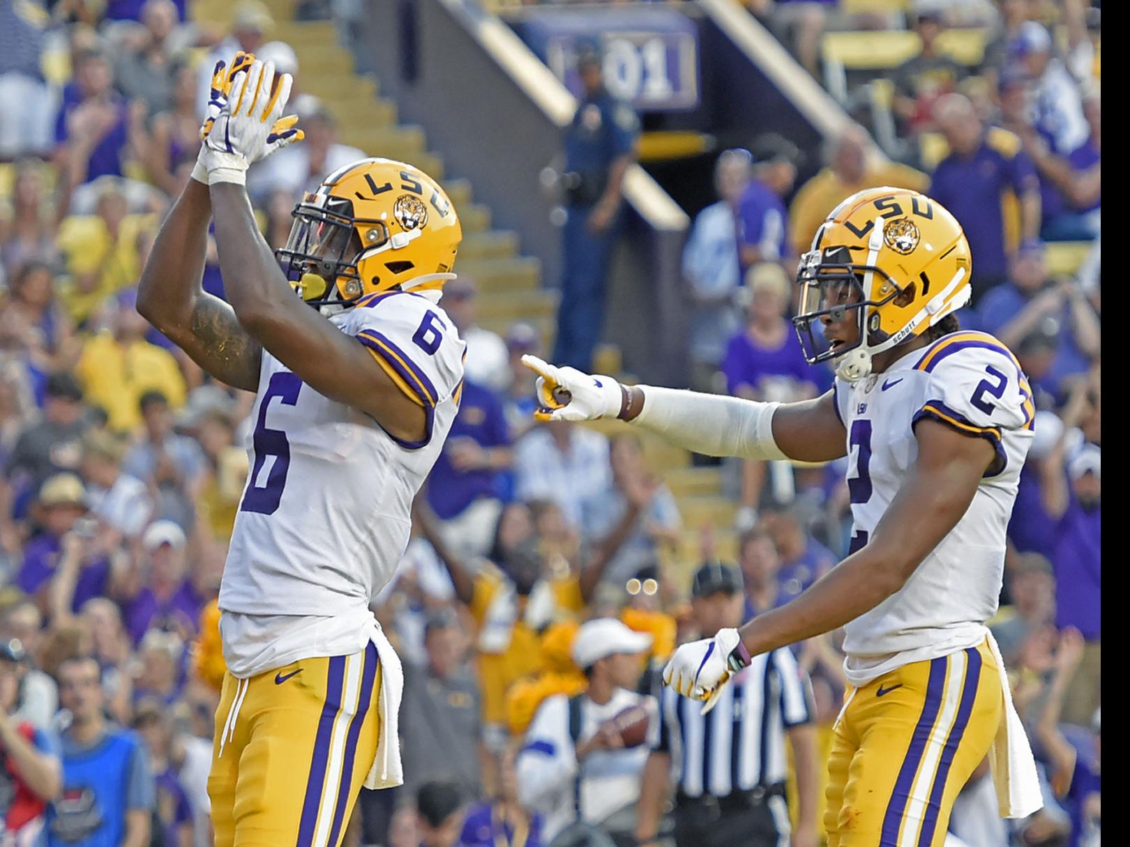 Terrace Marshall Jr. Joe Burrow & Ja'Marr Chase LSU Tigers