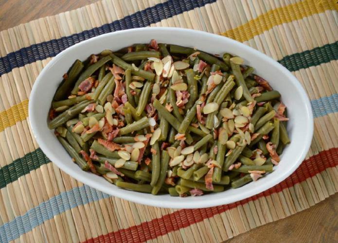 Green Beans With Bacon and Almonds Entertainment/Life