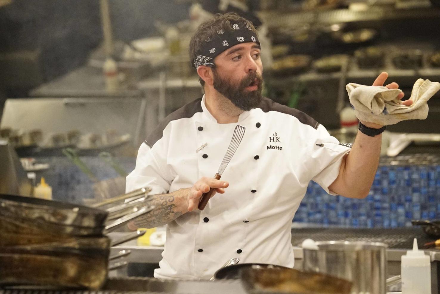Chris Motto gets new jacket; 'Hell's Kitchen' airs at 8 tonight Food