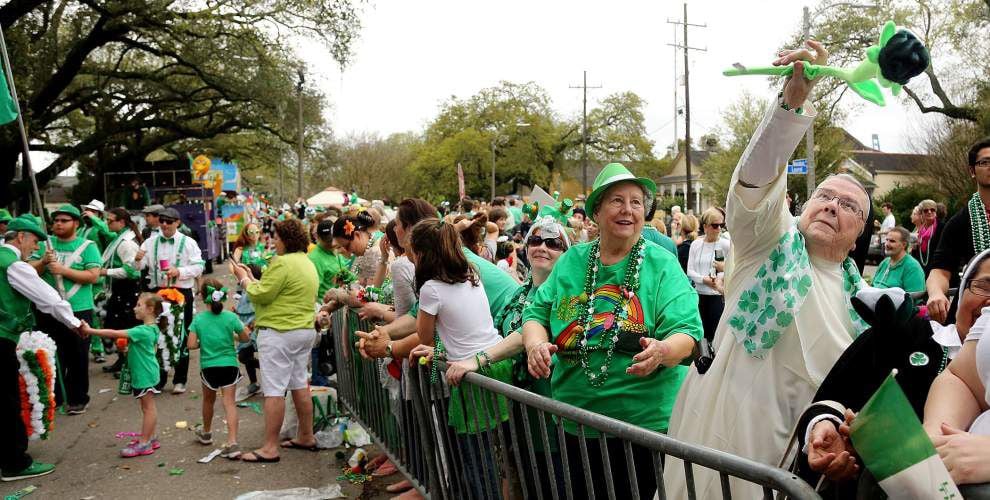 Photos Irish Channel St. Patrick’s Day parade rolls in New Orleans with plenty of cabbages