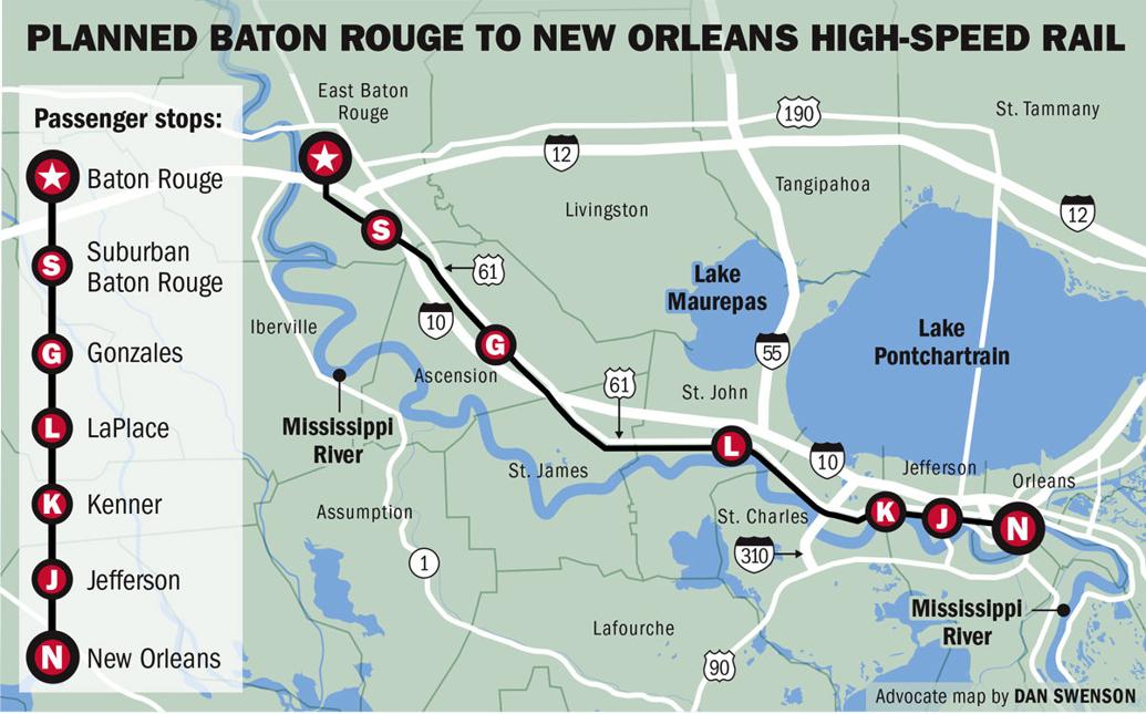 Planners to unveil proposed Baton Rouge rail stations for passenger