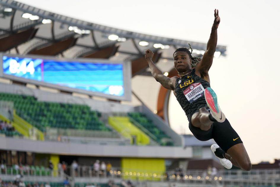 Former LSU jumps star JuVaughn Harrison earns second berth ...