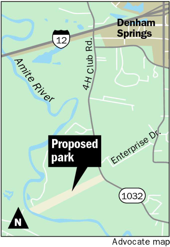 Denham Springs’ plans for park on the banks of the Amite River take