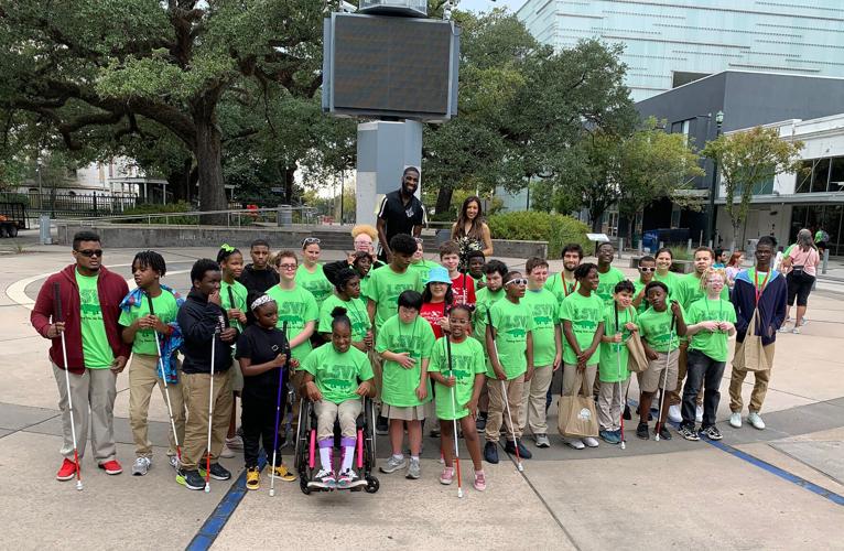 Hero has cane not cape, shares path to blind perspective Zachary