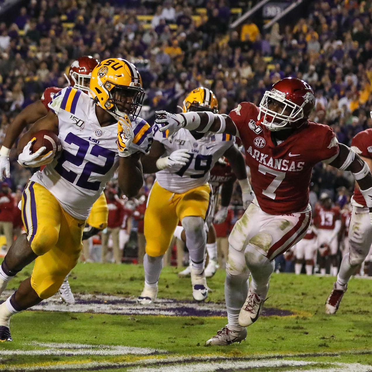 Peek At Lsu Vs Arkansas Film How Lsu Clinched The West With
