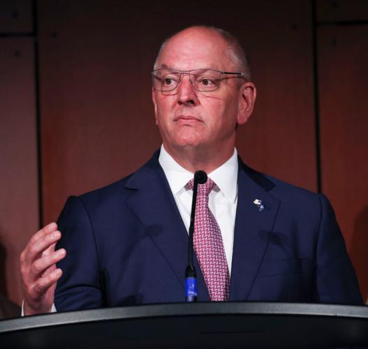 John Bel Edwards at presser file