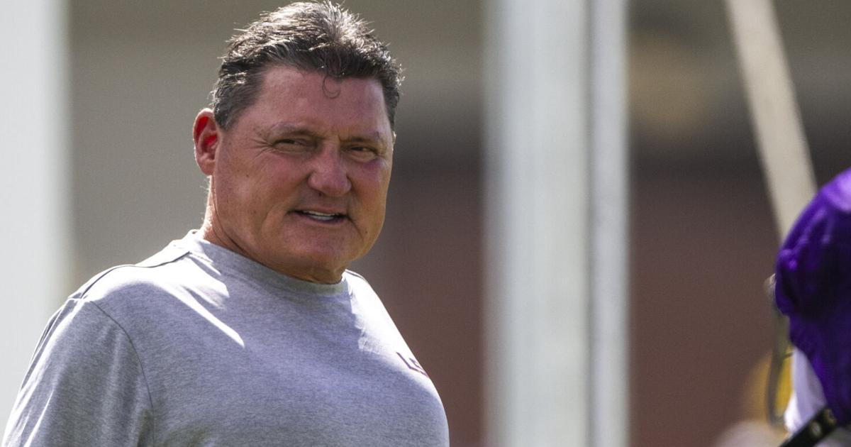 Ed Orgeron von LSU geht es nach gesundheitlichen Problemen besser ...
