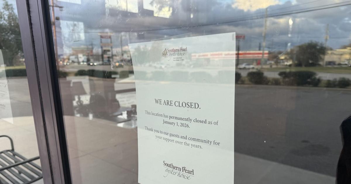 Ein Austernrestaurant in Baton Rouge schloss am Freitag nach sechs Jahren ...