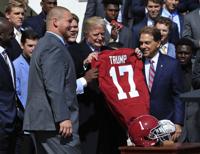 Nick Saban President Trump And The Curious Case Of A Signed