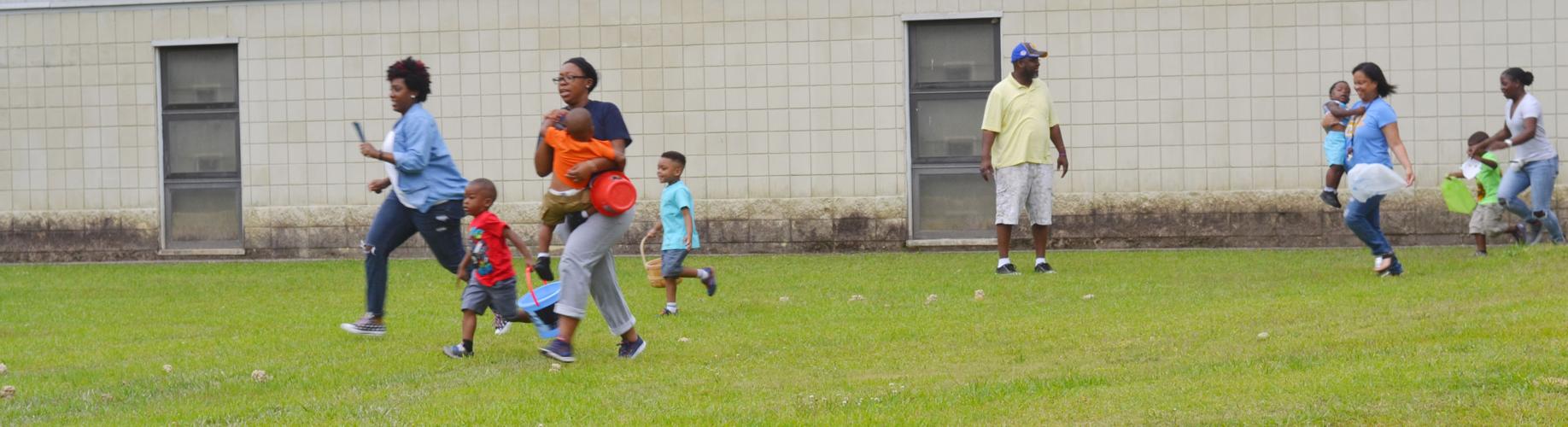The hunt is on Annual Easter event held at BREC's Reames Road Park Zachary