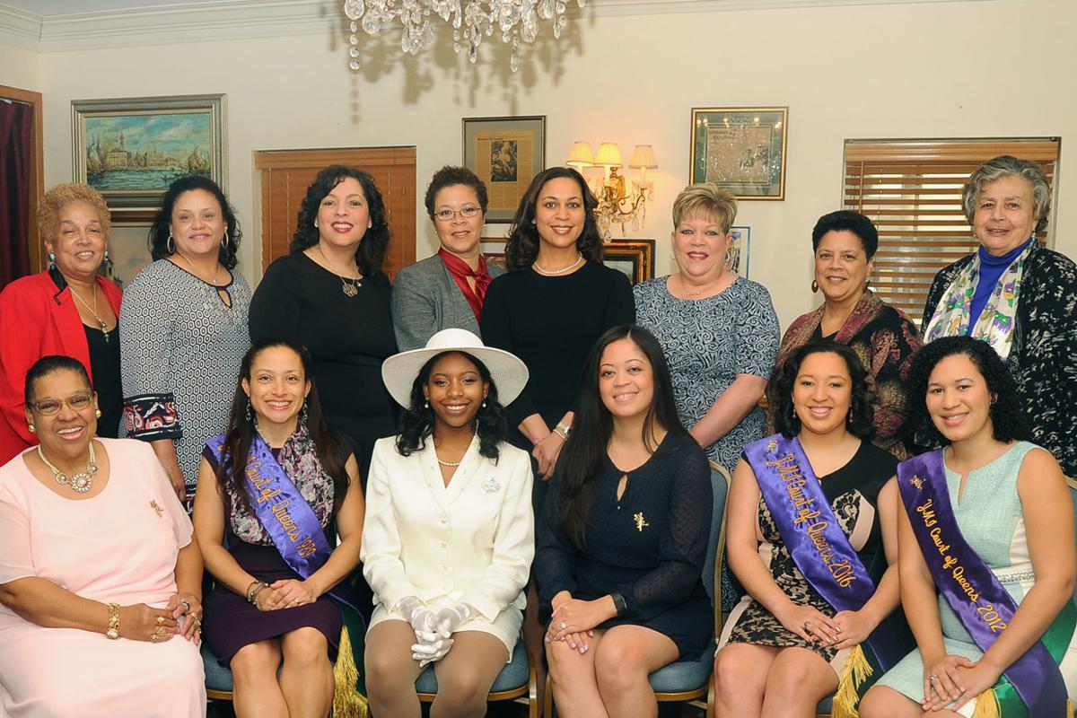 Past queens and maids of YMIC luncheon 2017