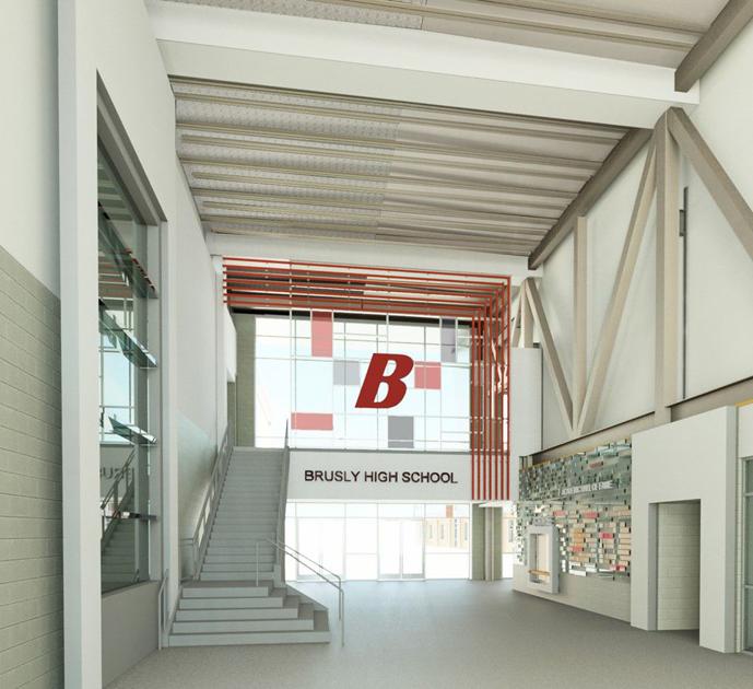 See renderings, layout plans for the new, expansive Brusly High School