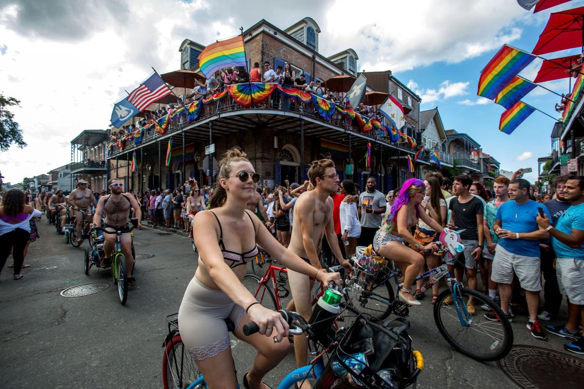 The 9th Annual World Naked Bike Ride in St. Louis at The Grove