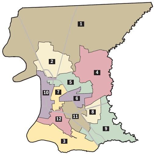 East Baton Rouge Parish Ward And Precinct Map Metro Council Districts Map | | Theadvocate.com