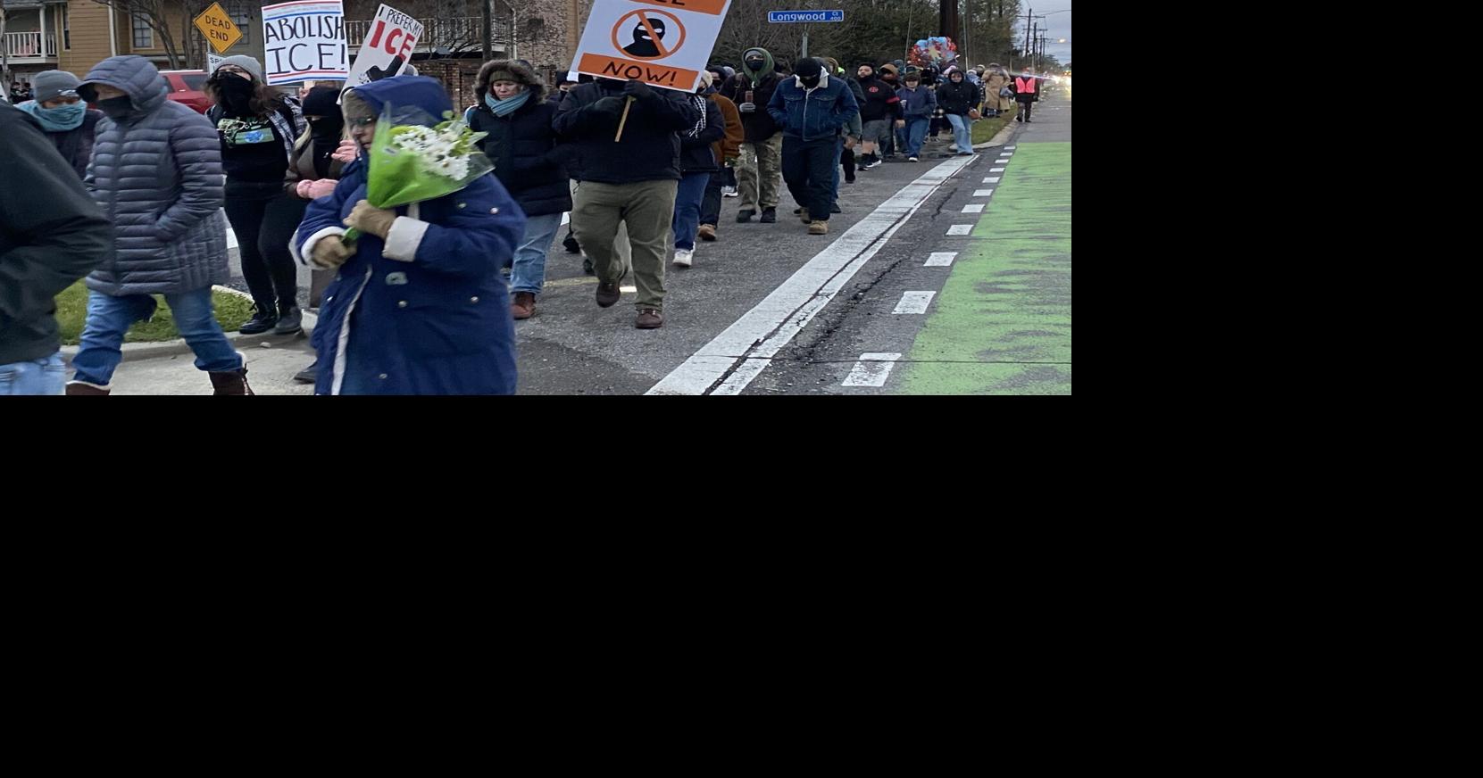 Baton Rouge protestors march after Minneapolis shooting: ‘Very strange and wrong’