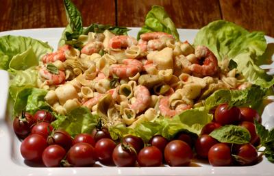 Gourmet Galley Olive Mix Adds Kick To Summer Shrimp Pasta Salad