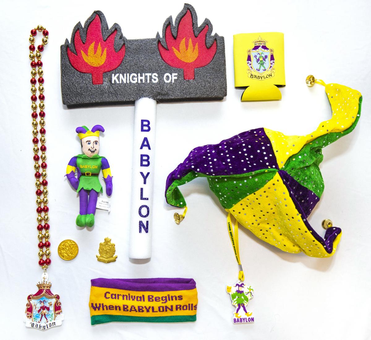 This year's batch of New Orleans Mardi Gras parade throws has the usual