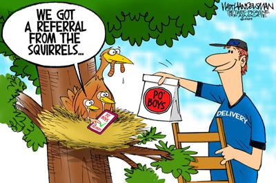 With over 625 punchlines sent in, check out the WINNER and lots of finalists in Walt Handelsman's latest Cartoon Caption Contest!