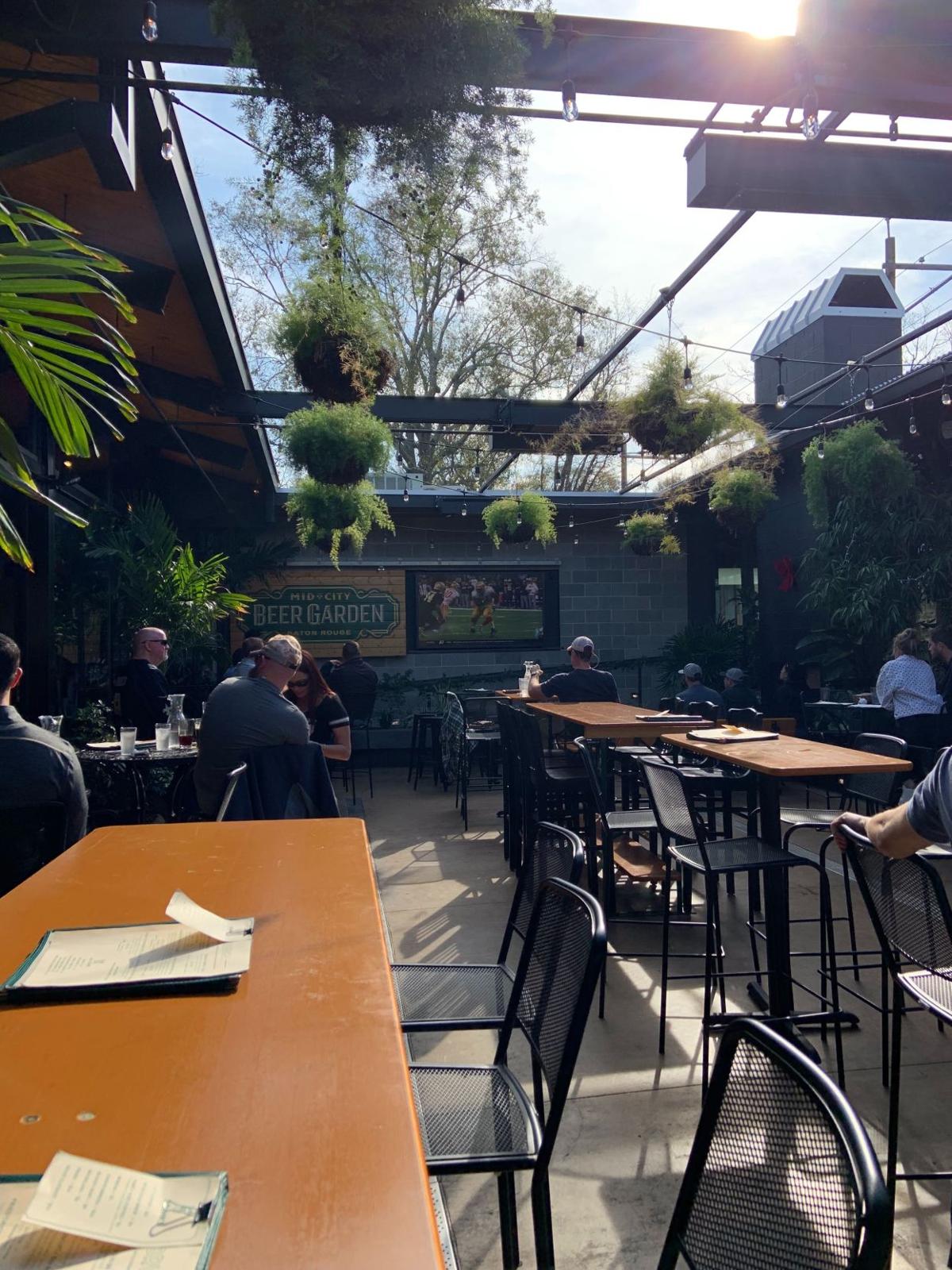 Review Baton Rouge's Mid City Beer Garden has a secret brunch. Food