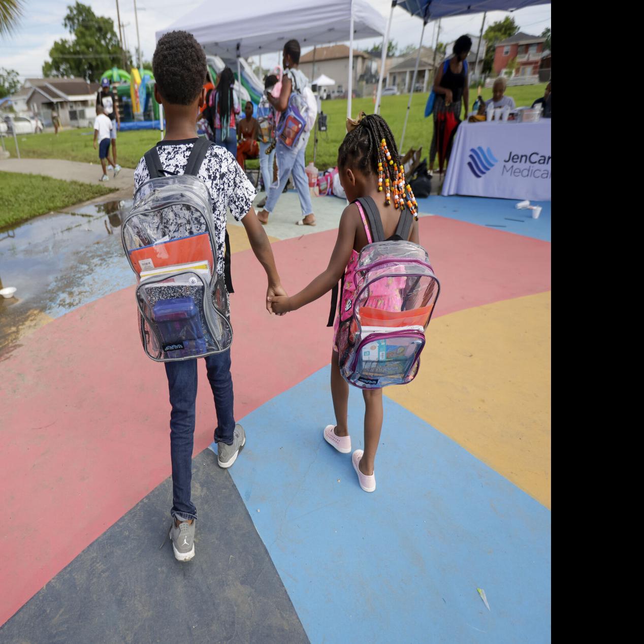 Students get free school supplies, haircuts across the metro