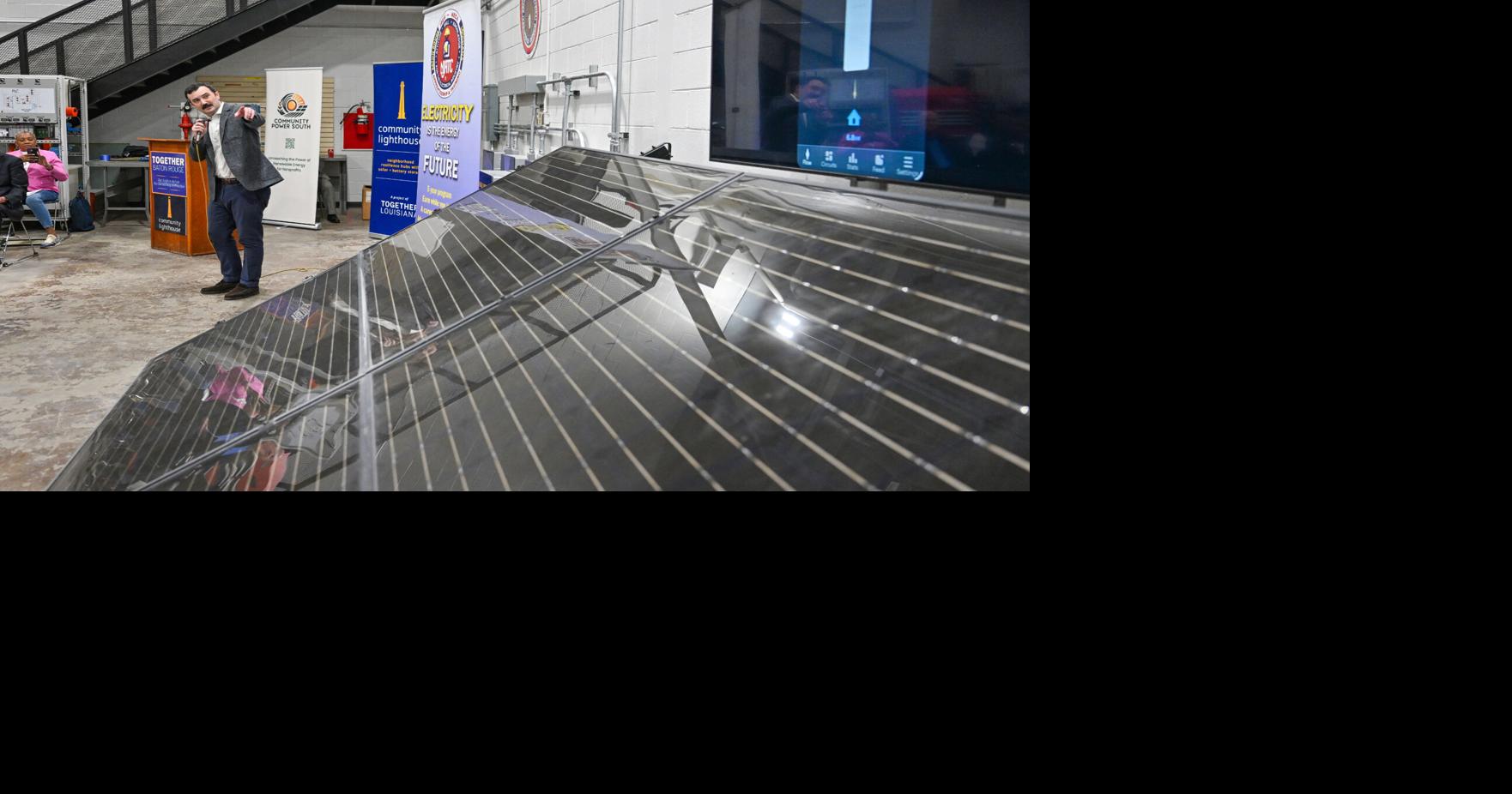 This recovery system provides electricity to people during power outage. Baton Rouge now has one