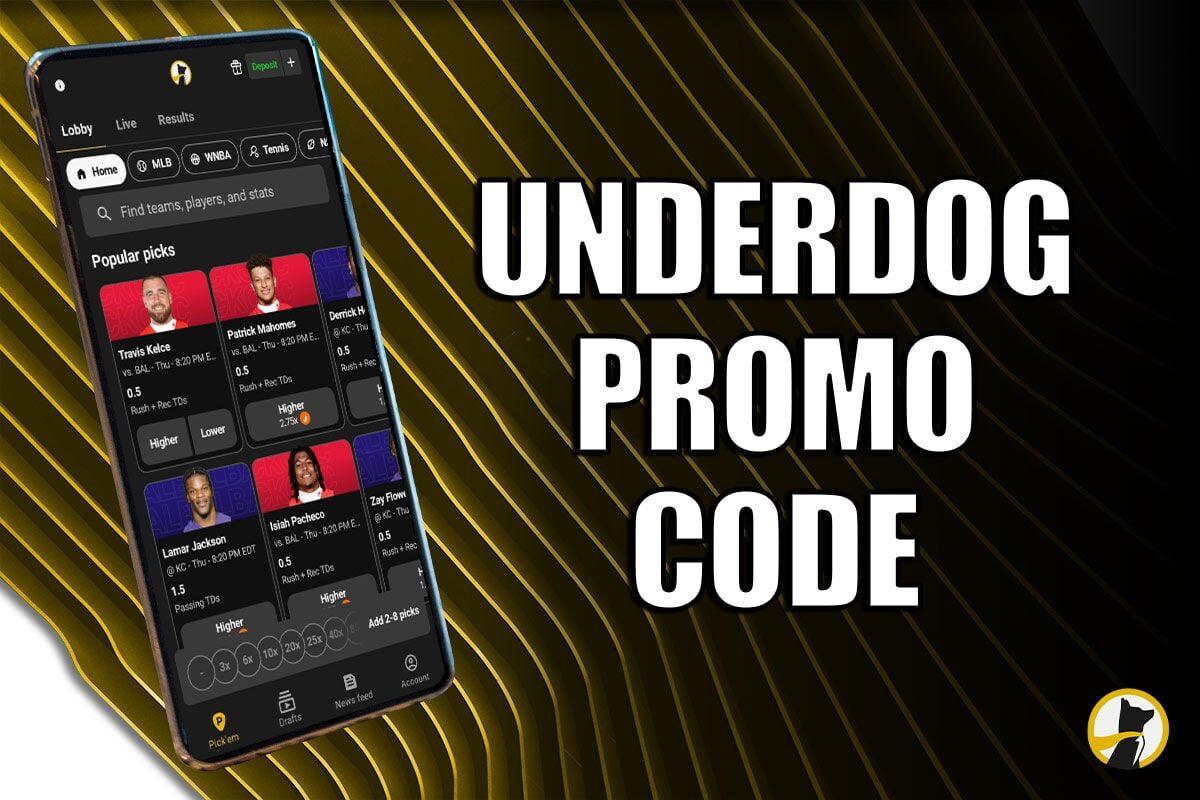 Underdog promo code NOLA 1K bonus cash for NFL picks Betting