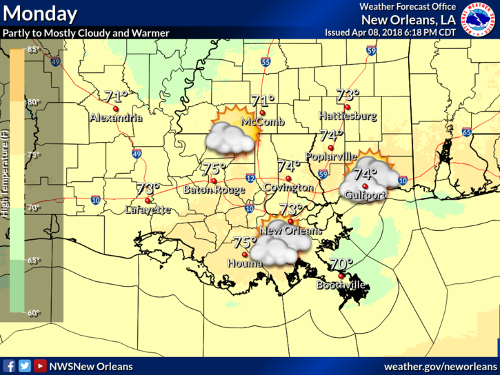 Don&#39;t worry, south Louisiana; the weather will warm up -- quickly | Weather/Traffic ...