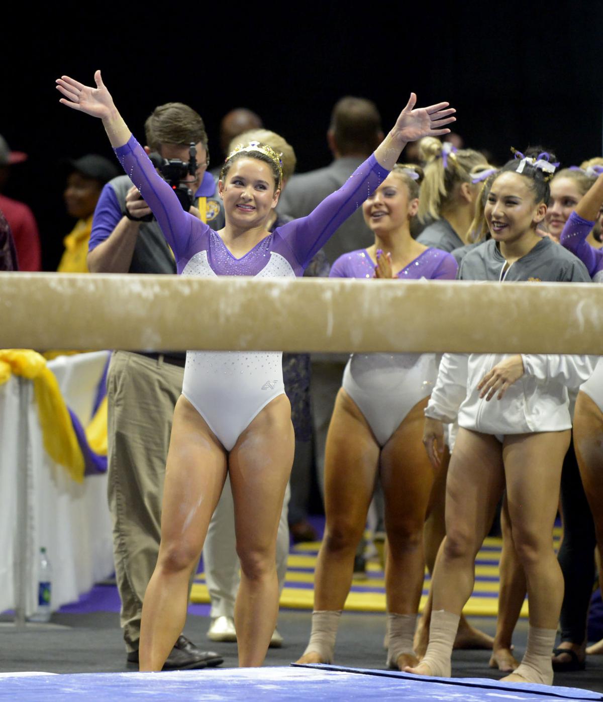 In The Midst Of A Brilliant Season Lsu S Sarah Finnegan Named Sec Gymnast Of The Year Lsu