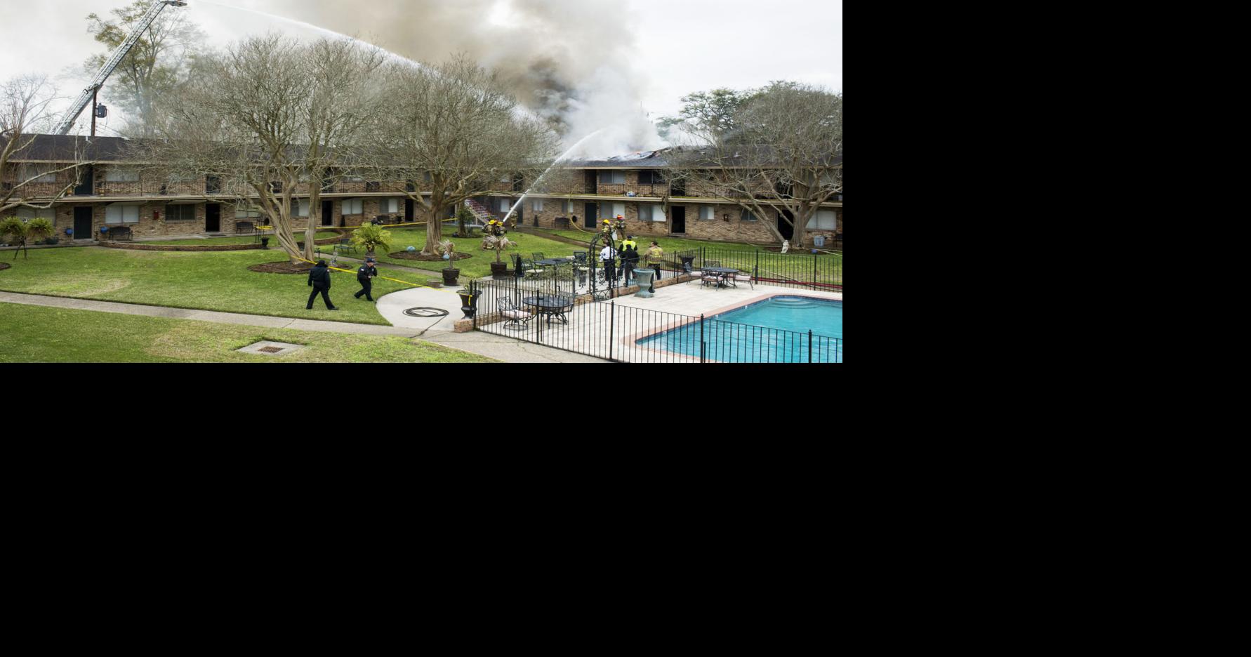 Photos Firefighters battle blaze at Maison Lafitte Apartments in Lafayette Photos