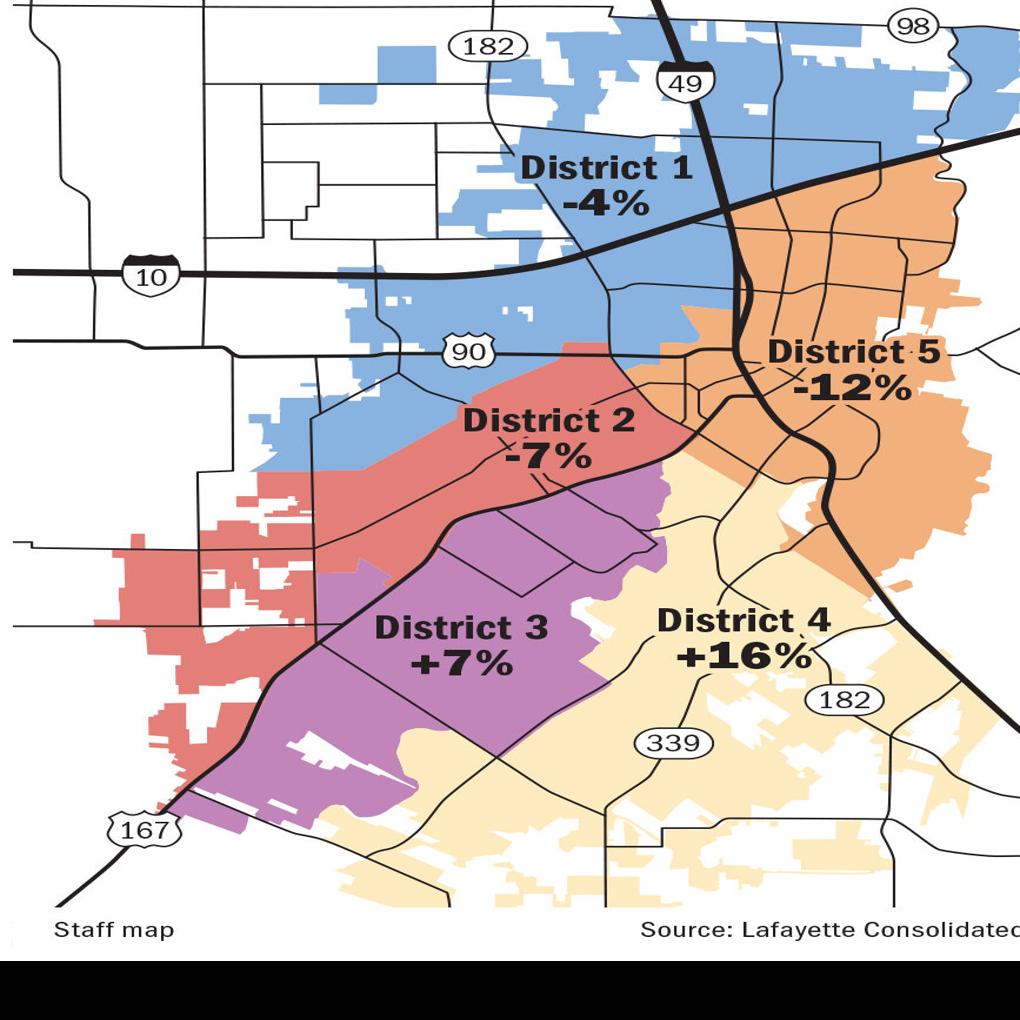Lafayette Parish Precinct Map Growth In Southern Lafayette Parish Forces City, Parish Councils To Redraw  Districts | News | Theadvocate.com