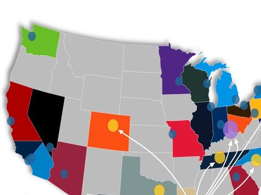 nfl afc nfc map