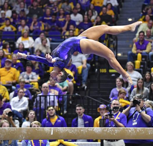 Four Lsu S Sarah Finnegan Named Sec Gymnast Of The Week For Fourth Time In 2019 Lsu