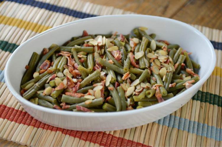 Green Beans With Bacon and Almonds Entertainment/Life