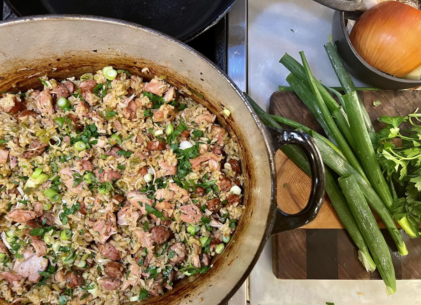 Celebrate Mardi Gras by making jambalaya with 'copious amounts' of