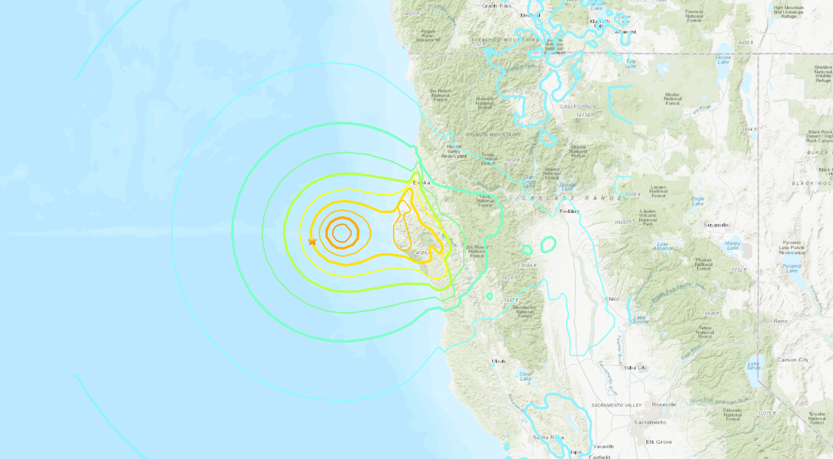 Earthquake strikes off California; tsunami warning issued Weather