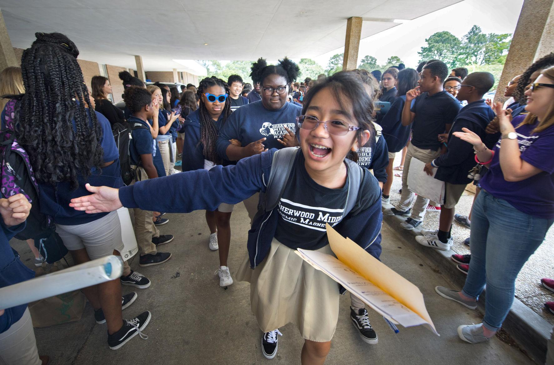 Photos, video 'Graduation Dance' tradition at Sherwood Middle Academic