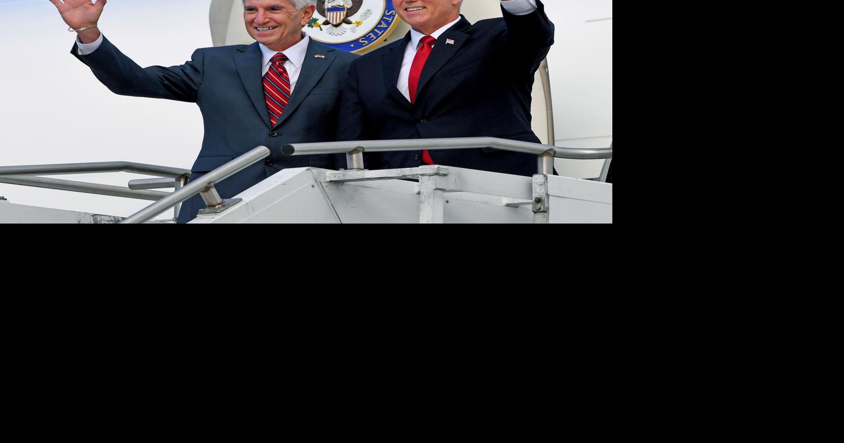 Vice President Mike Pence visits Eddie Rispone; Gov. John Bel Edwards ...