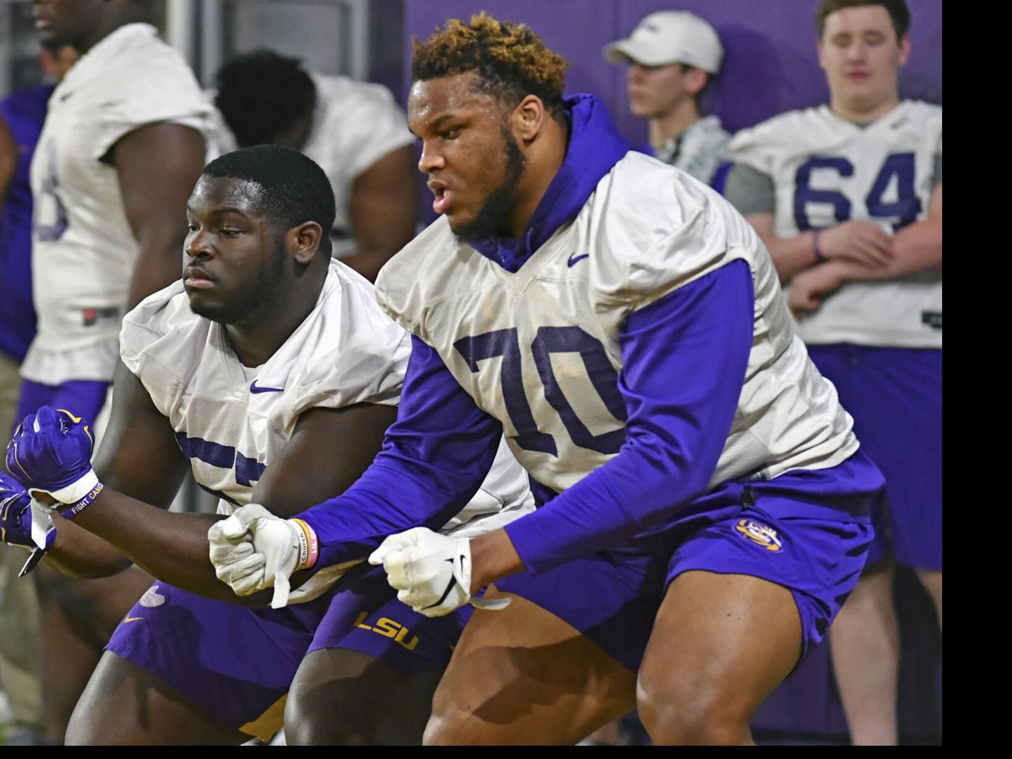 Chasen Hines, LSU's starting right guard, announces he will return