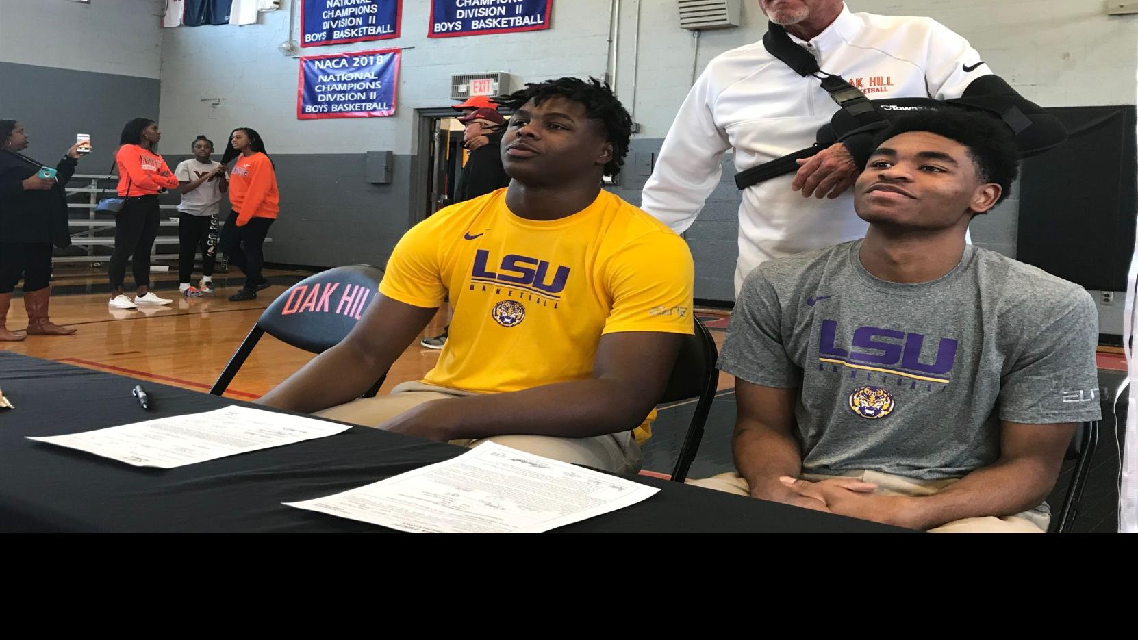 Lsu S Newest Basketball Signees Already High Flying Teammates