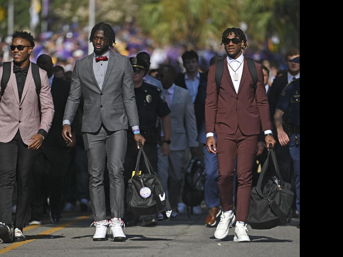Tiger Walk swagger: Why LSU football players strut in tailored suits on  Victory Hill | Entertainment/Life | theadvocate.com