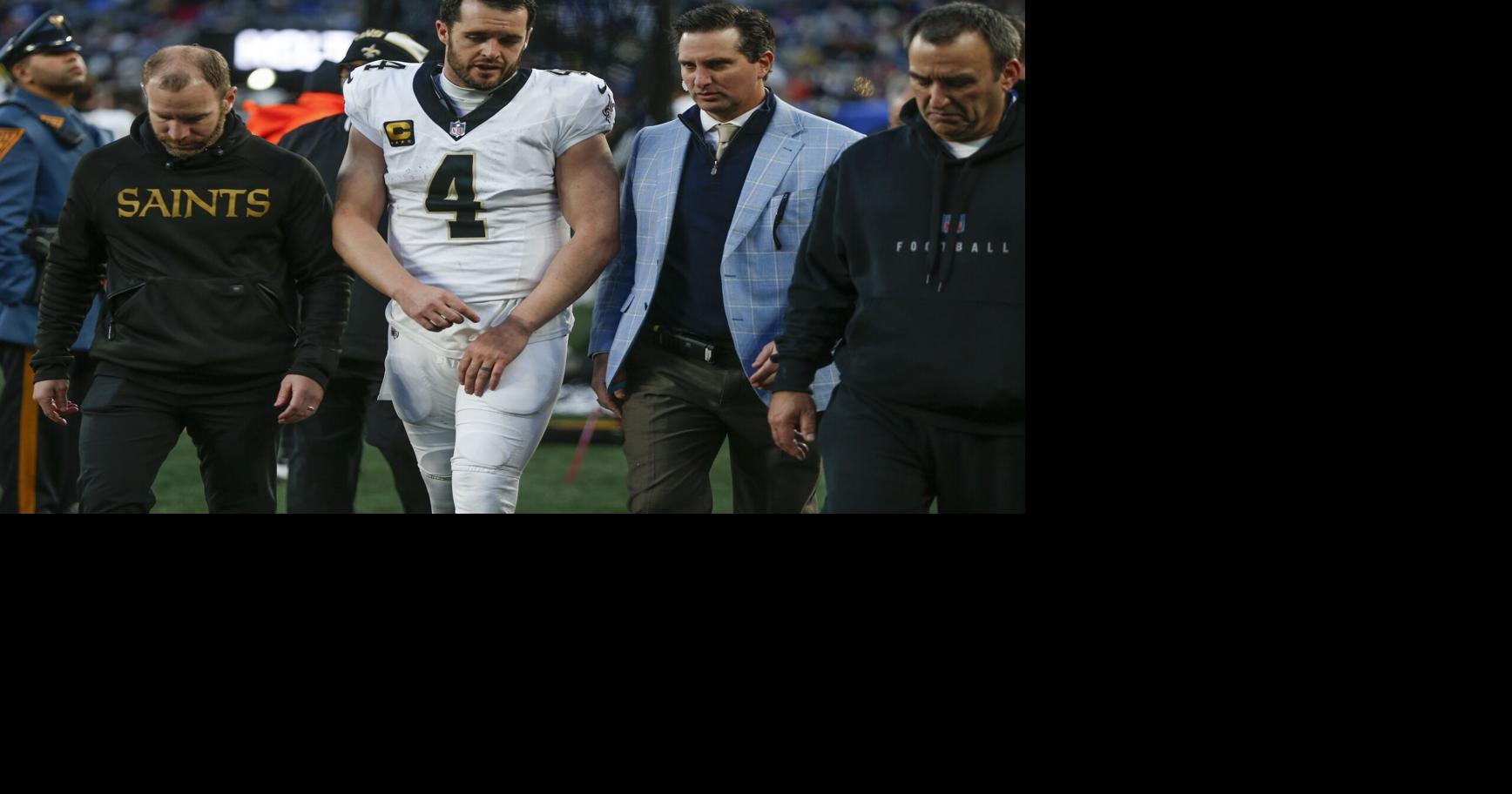 The Saints won't be getting any of their injured starters back against the ...