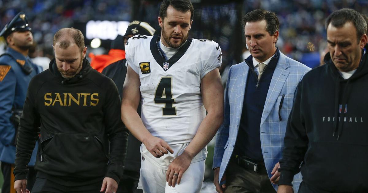 The Saints won't be getting any of their injured starters back against the ...