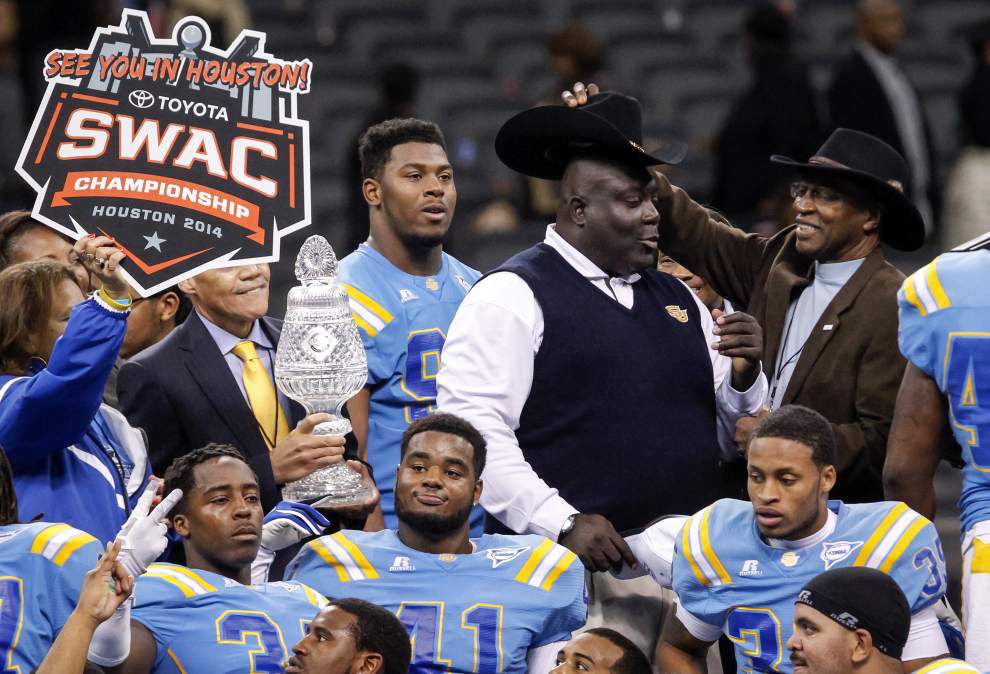 Video: Southern defensive end Arthur Miley says "we got a good push" on the final play of the Bayou Classic _lowres